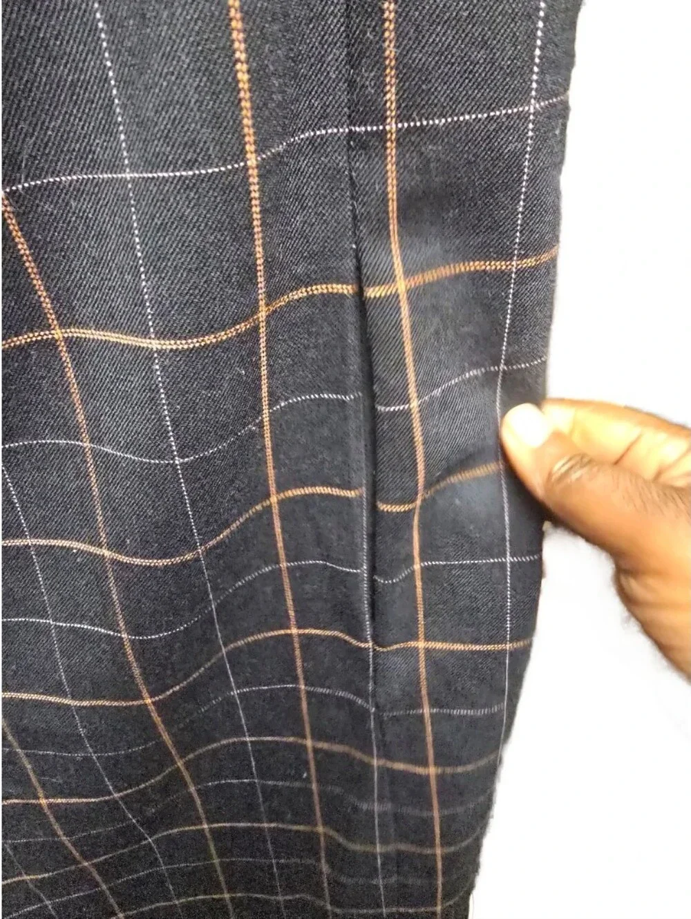 Theory Jasneah Tile Check Mini Dress Sz. 10 - Picture 5 of 9